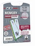 PNY Arbeitsspeicher 2 x 1GB (2GB) DIMM DDR2 800MHz (PC6400) inkl. Cooling Kit
