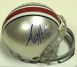 AJ Hawk Signed Ohio State Buckeyes Mini Helmet