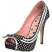 Not Rated Women's Cover Look Polka Dot Pump