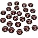 Pinned Token Set, Numbers 1-4, Translucent Red (25)