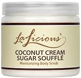 LaLicious Coconut Cream Sugar Souffle Scrub-16 ounces