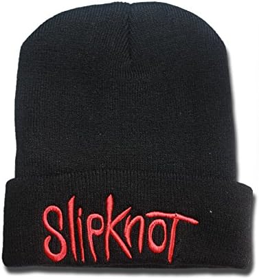 Slipknot Heavy Metal Rock Band Logo Beanie Fashion Unisex Embroidery Beanies Skullies Knitted Hats Skull Caps