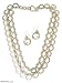 Jewelry set, 'Happy Hoops' 1.4 W 22.8 L