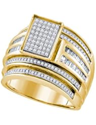 0.86CTW DIAMOND MICRO PAVE RING