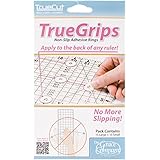 Crafters Workshop TrueCut Non Slip Adhesive Rings , 15 Large + 15 Small Per Package