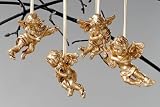 Baumschmuck Engel gold  Gabriel  Set: 4 tgl.