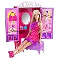 Barbie - T7183 -  Mobilier de Poup�e - Poupee Barbie + Mobilier Coiffeuse