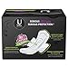 U By Kotex CleanWear Ultra Thin Heavy Flow Pads with Wings, Unscented, 16 Count