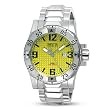 Invicta Mens Signature Reserve 200 Meter Yellow Dial Swiss Dive Watch 7264