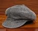 (ニューヨークハット)NEW YORK HAT 本革アンティークレザーキャスケット NY9245-ANTIQUE LEATHER SPITFIRE グレー