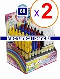 120 Mechanical Pencils, Paper Mate, Refillable, 0.5 MM, Assorted, Medium Point