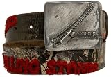 Leather Island Men's Rolling Stones Sticky Fingers Belt