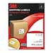 3M Permanent Adhesive Shipping Labels, 3.33 x 4 Inches, White, 600 per Pack (3100-V)