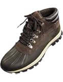 Kingshow - Mens Warm Waterproof Winter Leather High Height Snow Boot