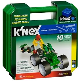K'nex Wheel Action 10 Model Building Set- 154 pcs by K'Nex