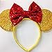 Beauty and the Beast Ears, Belle Ears, Belle Mickey Ears, Disney Inspired Beauty and the Beast Ears, Gold Minnie ears,