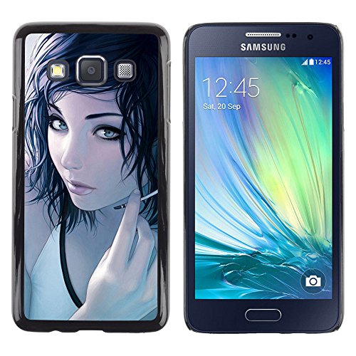 For Samsung Galaxy A3 Case , "Paintings - Colorful Pattern Hard Back Snap-On Cover Case Skin Mobile Phone Shell Bumper