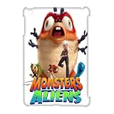 Cartoons 3-D Comedy Science Fiction Film Monsters vs. Aliens Lovely White Ipad Mini Case, Monsters vs. Aliens Ipad Case Art