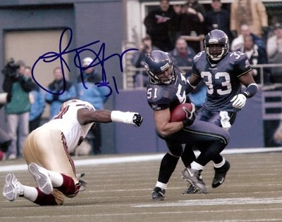 Lofa Tatupu Autographed/Hand Signed 8x10 Photo Interception MCS COA
