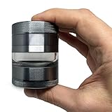 Ultra PREMIUM 5 Piece Herb, Spice, Tobacco, Coffee, Tea Grinder with Pollen Catcher - MILITARY GRADE Anodized Aluminum Razor Sharp Diamond Teeth - Includes FREE Travel Bag + Pollen Scraper by Mavenhal