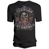 Avenged Sevenfold Bloody Trellis Black Mens T-shirt Medium