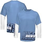 Denver Nuggets Light Blue Two Fold Double Layer Long Sleeve T-shirt