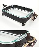 Large Paloma Rectangular Casserole with Glass Insert