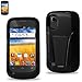 Reiko Silicon and Protector Case ZTE Z993/Z992 Prelude/Avail New Type Kickstand - Retail Packaging - Black