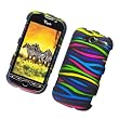 HTC myTouch 4G / myTouch HD (T-Mobile) Rubberized Snap On Protector Hard Case "Neon Wonder" Design