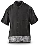 Bill Blass  Batik Short - sleeved Shirt