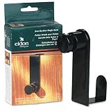 Search : Eldon® Over-The-Door Single Hook, Polystyrene, 1-5/8 x 3-3/4 x 5-5/16, Black