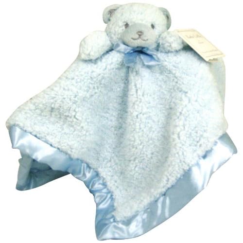 Kids Line Katie Little Teddy Bear Deluxe Security Blanket BlueAmazon.co.ukBaby