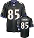 Derrick Mason Baltimore Ravens Black NFL Replica Jersey