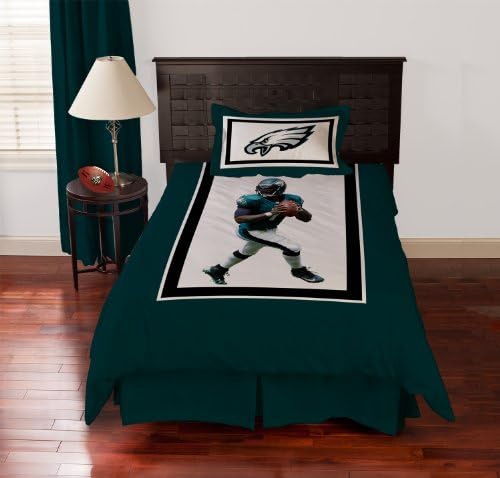 NFL Biggshots Bedding - Philadelphia Eagles Mike Vick Comforter Set, Twin