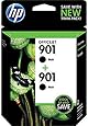 HP 901 Black Original Ink Cartridges, 2 pack (CZ075FN)