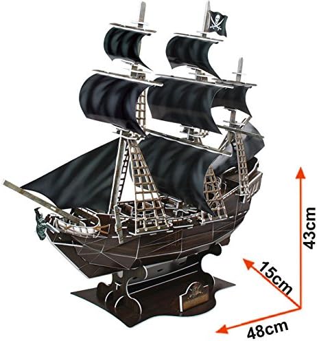 3d Puzzle Model Queen Anne's Revenge DIY Kit for Christmas Gift (Queen Anne's Revenge)