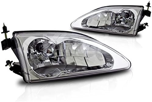 STARR Lite 94-98 Ford Mustang Cobra Crystal Head Lights - (Chrome / Clear)