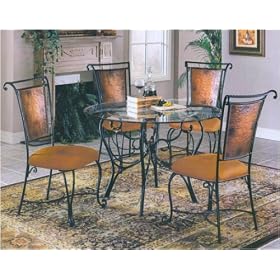 Milan Glass Top Dining Table