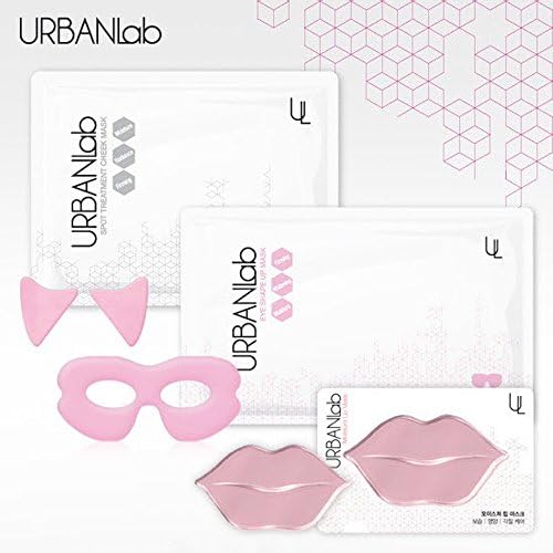 URBANLab Face Care Program 3 Packs,set (Eye Shape Up+ Spot Treatment Cheek + Moisture Lip Mask)★Made in KOREA (2set)