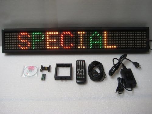 Tri-color LED Programmable Message Display - 38" W