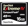 SanDisk Extreme IV - Flash memory card - 16 GB - CompactFlash (SDCFX4016G901)