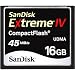 SanDisk Extreme IV - Flash memory card - 16 GB - CompactFlash (SDCFX4016G901)
