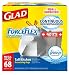 Glad Forceflex Odorshield Tall Kitchen Drawstring Fresh Clean Trash Bags, 68 Count