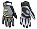 CLC Custom Leathercraft 145XL Tradesman Glove, Black/Grey X-Large