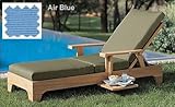 IMAGE OF New Chaise Lounger Sunbrella Fabric Outdoor Cushion (Chaise Lounger not included) choose any Sunbrella Fabric