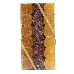 Paris Caramels Pates de fruits 24 pc 250 gram