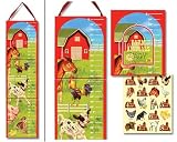 Dolce Mia Farm Animals Growth Chart