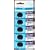 5-pack Da Vinci CR2025 Lithium Button Cell Batteries (for watches, remotes, cameras, etc...)