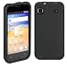 Silikon Case Schwarz f�r Samsung i9000 Galaxy S + Displayschutzfolie