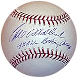 Bill Madlock Autographed Baseball with 4x NL Batting Champ Inscription